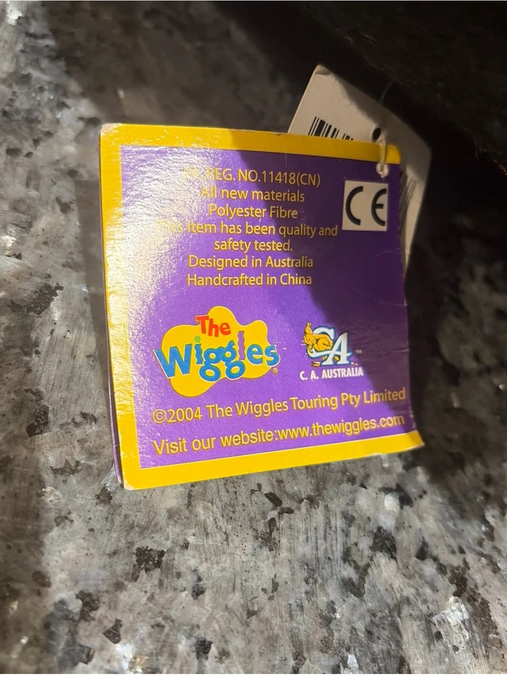 Captain Feathersword Wiggles Kids Child Hat Costume Pretend Play NWT 2004 rare